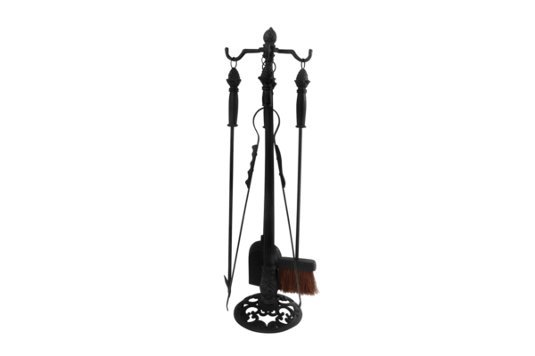 Esschert Fire Place Toolstand + 4 pieces black