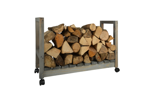 Esschert Wood Storage on Wheels