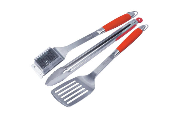 Soft Grip 3 Piece BBQ Tool Set