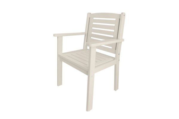 CF42W - Chair With Arms White