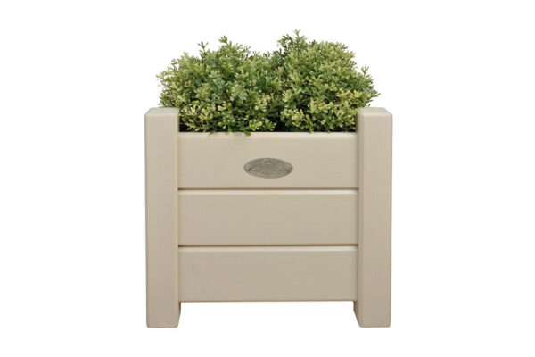 CF31W - Square Planters Set Of 2 White S/L - Image 2