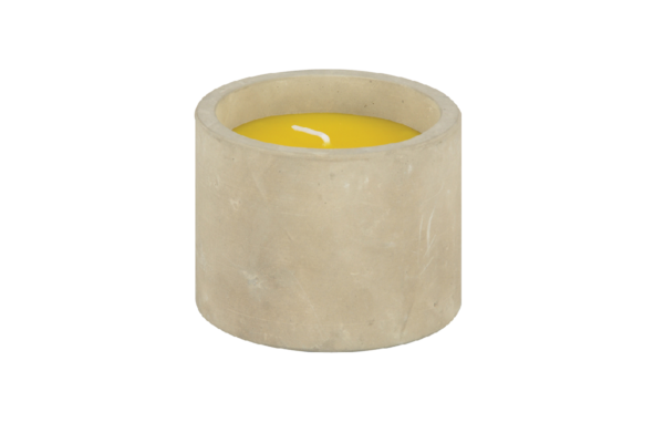 Esschert Citronella candle in concrete pot